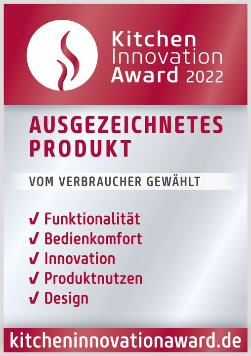 Link zur Seite Ausgezeichnet mit dem Kitchen Innovation Ward